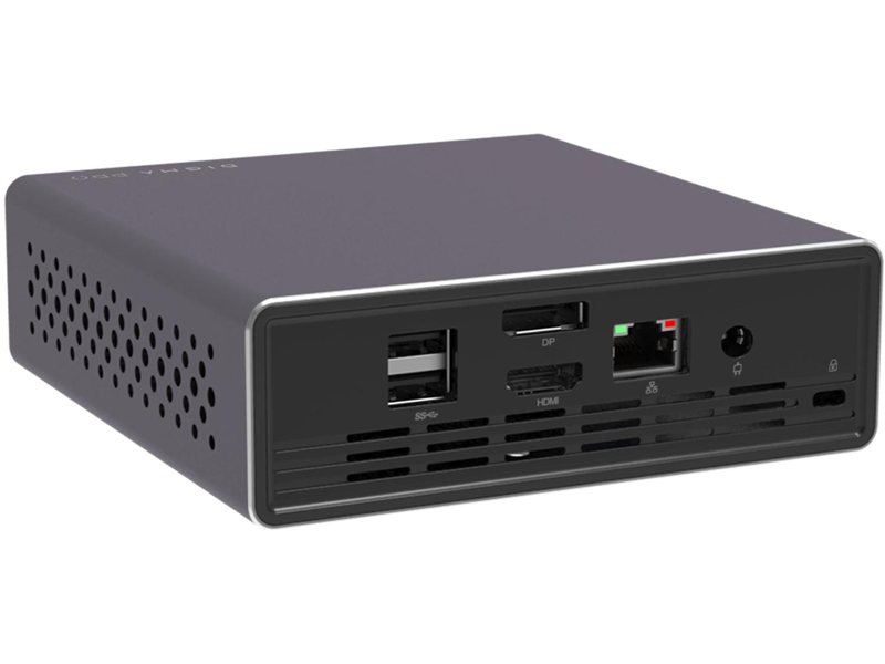 Неттоп Digma Pro Minimax U1 i3 1215U (1.2) 16Gb SSD512Gb UHDG Windows 11 Pro GbitEth WiFi BT 60W темно-серый/черный (DPP3-ADXW03)