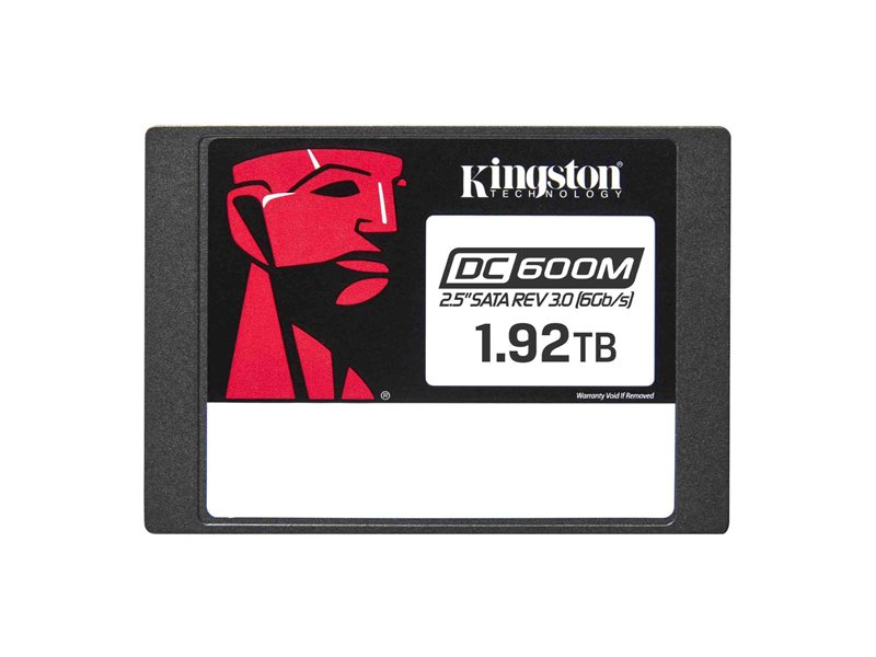 Твердотельный накопитель/ Kingston SSD DC600M, 1920GB, 2.5" 7mm, SATA3, 3D TLC, R/W 560/530MB/s, IOPs 94 000/78 000, TBW 3504, DWPD 1 (12 мес)