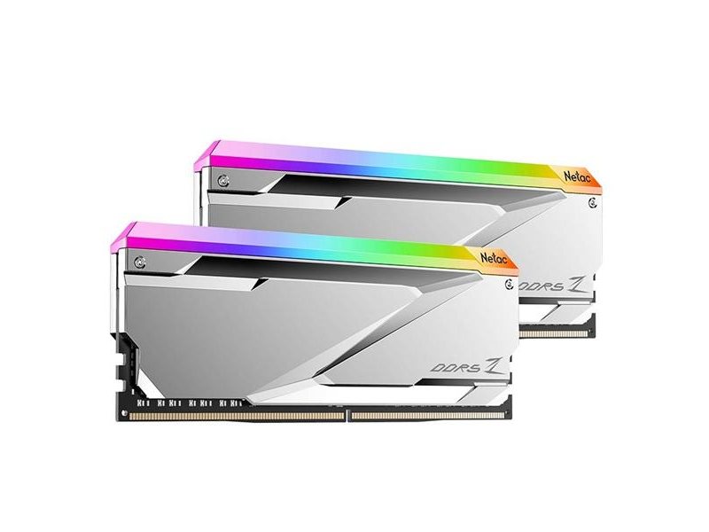 Память DDR5 2x16GB 6800MHz Netac NTZED5P68DP-32S Z RGB RTL Gaming PC5-54400 CL34 DIMM ECC 288-pin 1.4В kit с радиатором Ret