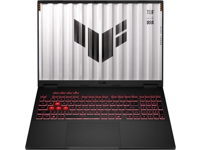Ноутбук ASUS TUF Gaming A16 FA608UM-RV053 AMD Ryzen 7 260/16Gb/SSD1Tb/RTX5060 8Gb/16"/IPS/WUXGA/1920x1200/165Hz/NoOS/Graphite Black/2.2kg (90NR0KV1-M005H0)