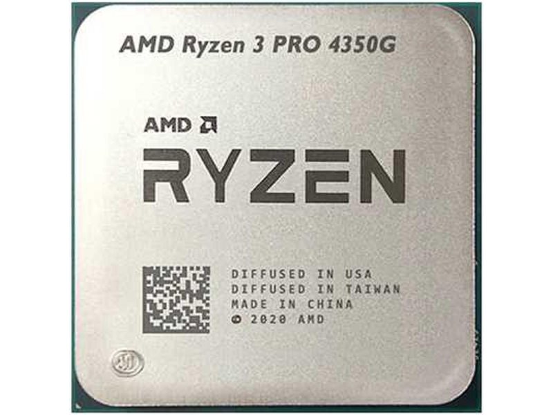 Процессор/ APU AM4 AMD Ryzen 3 PRO 4350G (Renoir, 4C/8T, 3.8/4GHz, 4MB, 65W, Radeon Graphics) OEM
