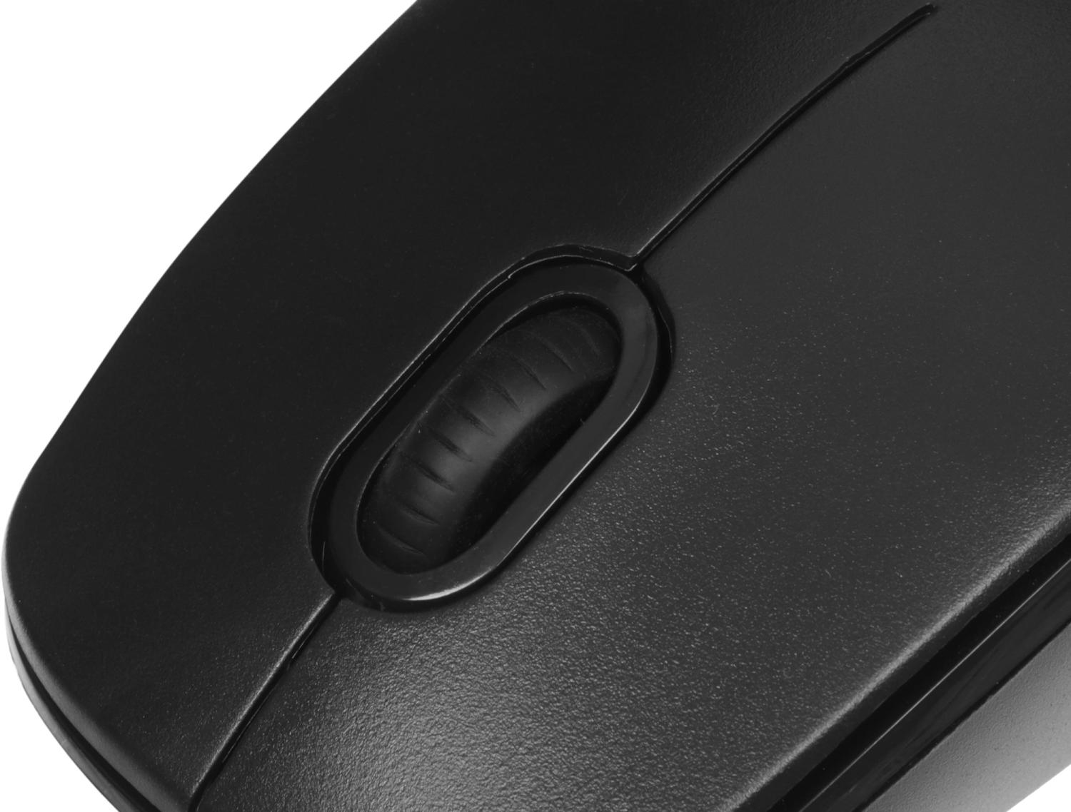 Мышь Оклик 195M for business черный оптическая 1200dpi USB 3but (M218 Black)