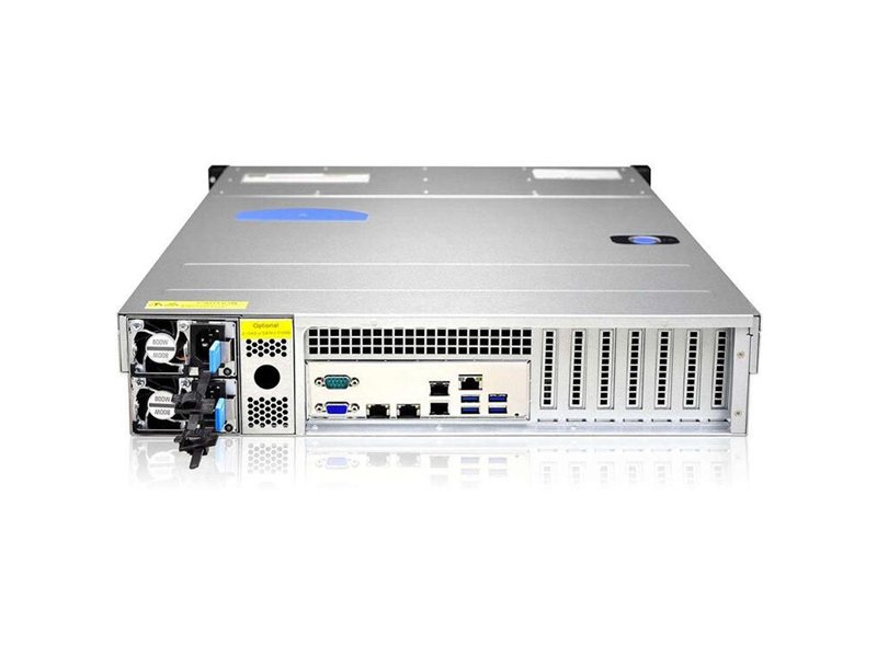 Серверный корпус/ Gooxi RMC2112-670-HS-NV-D 2U 12bay chassis SAS/SATA/NVME backplane rear 2*2.5"SAS/SATA 1300W 1+1 EU power cables rail kit