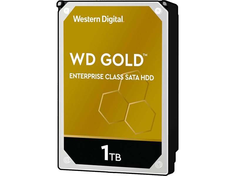 Жесткий диск/ RECERTIFIED HDD WD SATA3 1TB Gold 7200 RPM 128mb 1 year warranty RECERTIFIED NOT ORIGINAL