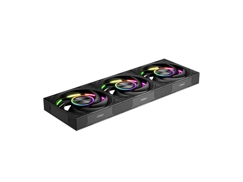 Система охлаждения/ Water Cooling System PCCooler DT360 ARGB Display BK (300W, 360mm, LED temp., Black, ARGB/ Fans: 3x120mm, 83.83CFM, 3000RPM/ Pump height 62mm, 15dBA, 2600RPM, Rad thickness 27mm/ S: 1851, 1700, 1200, 115X, AM5, AM4)