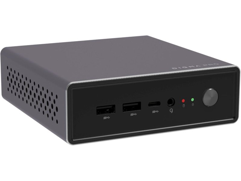 Неттоп Digma Pro Minimax U1 i3 1215U (1.2) 16Gb SSD512Gb UHDG Windows 11 Pro GbitEth WiFi BT 60W темно-серый/черный (DPP3-ADXW03)