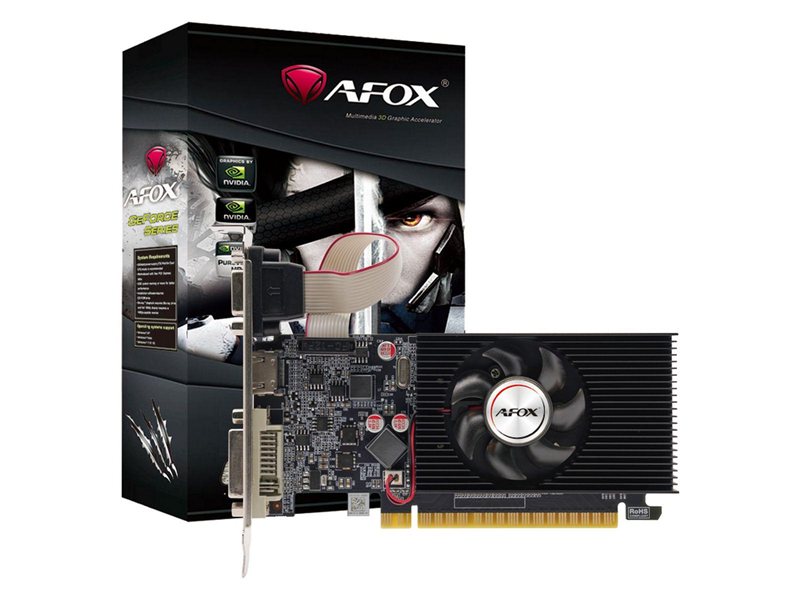 Видеокарта Afox GT610 1GB DDR3 64bit VGA DVI HDMI 1FAN LP RTL