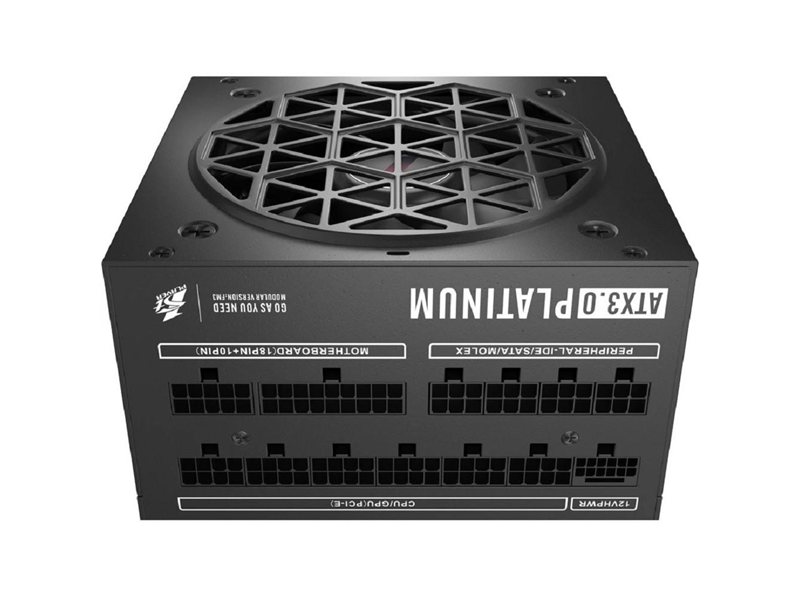 1STPLAYER NGDP Platinum 1000W Black / ATX3.0, APFC, 80 PLUS Platinum, SR + LLC + DC-DC, 120mm fan, full modular / HA-1000BA3-BK