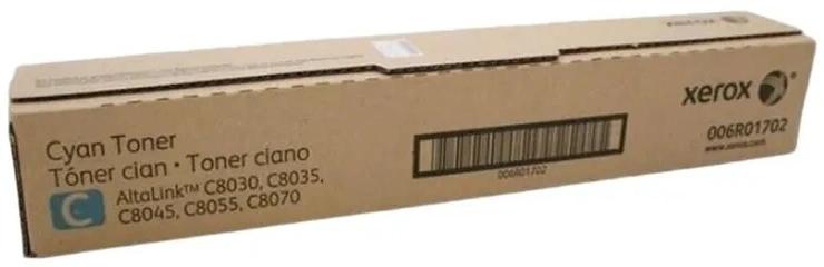 Картридж лазерный Xerox 006R01702 голубой (15000стр.) для Xerox AltaLink C8030/35/45/55/70