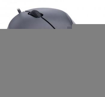 Мышь Оклик 115S черный оптическая 1200dpi USB для ноутбука 3but (711636)