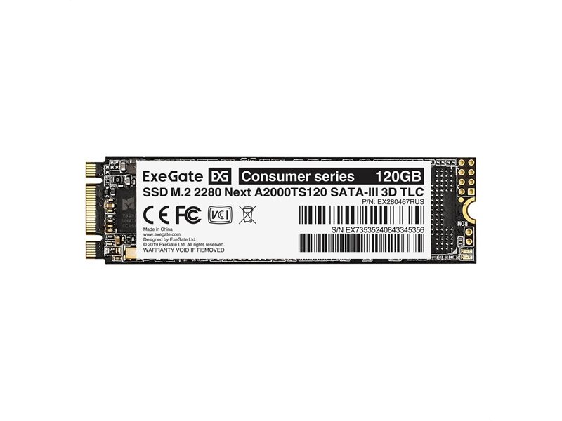 ExeGate SSD M.2 120GB Next Series EX280467RUS