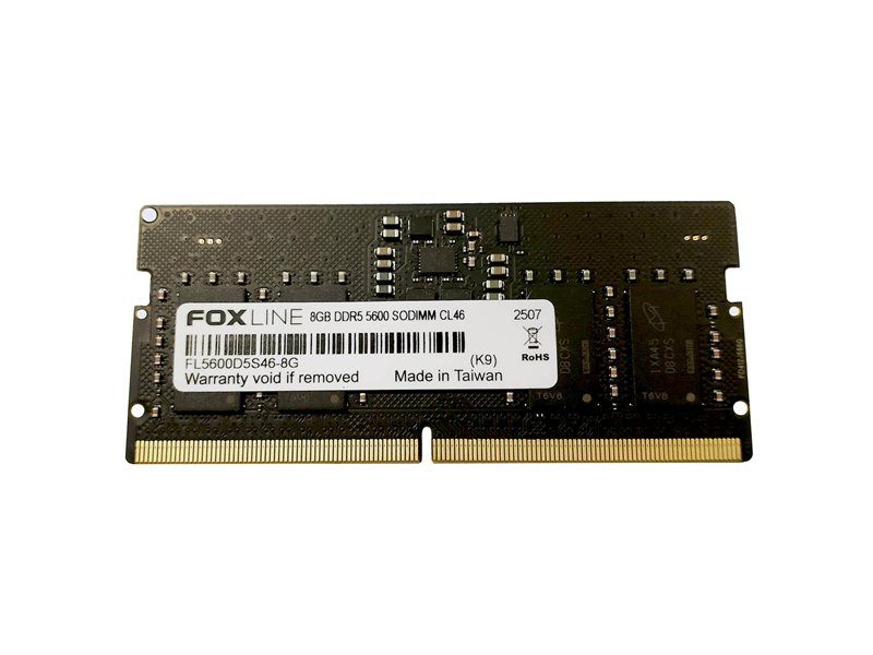 Foxline DDR5 SODIMM 8GB 5600 CL 46 FL5600D5S46-8G