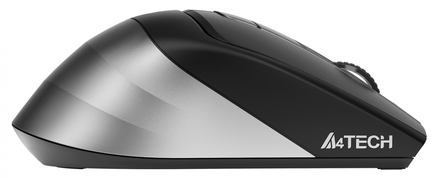Мышь A4Tech Fstyler FB35C серый/черный оптическая 2000dpi беспров. BT/Radio USB 6but (FB35C SMOKY GREY)