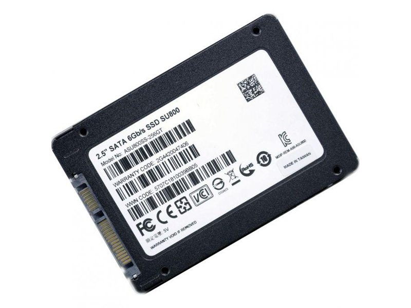 Твердотельный накопитель SSD ADATA Ultimate SU800 ASU800SS-256GT-C 256GB 2.5" Client SATA 6Gb/s, 560/520, IOPS 85/80K, MTBF 2M, 3D V-NAND TLC, 200TBW, Adapter 2.5" (7mm to 9.5mm), Retail (967250)