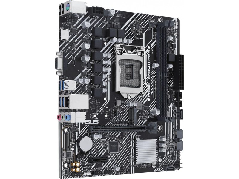 Материнская плата ASUS PRIME H510M-K R2.0 LGA1200 mATX 2xDDR4 PCIEx16 PCIEx1 M.2 HDMI VGA GLAN