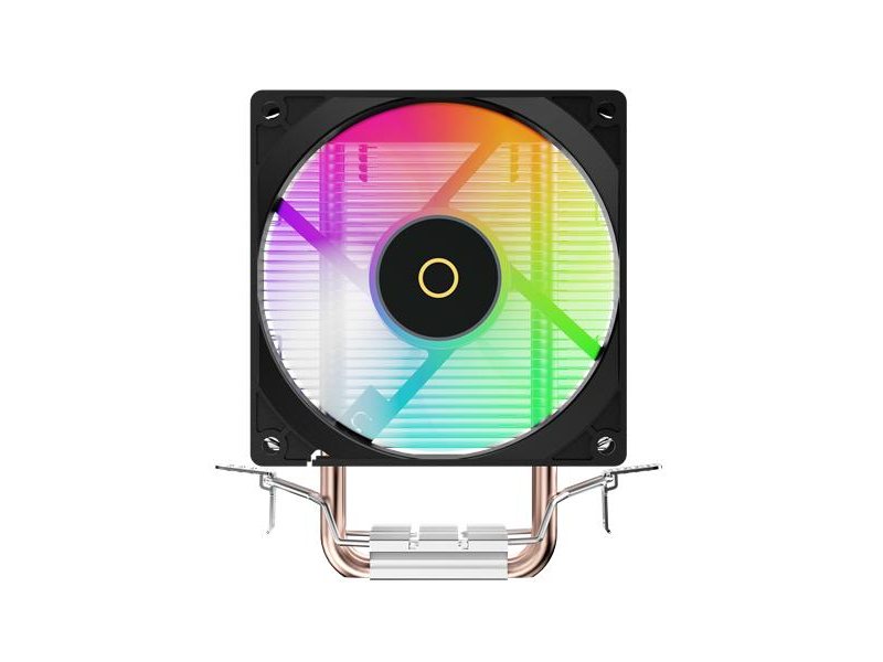 Кулер для процессора/ CPU Cooler Ocypus Gamma A20 BK ARGB (110W, 3-pin, 122.5mm, Al/Cu, 2x6mm, ARGB, 1x92mm, 32CFM, 21dBA, 1900RPM, S: 1851/1700/1200/115X, AM5/AM4, black)