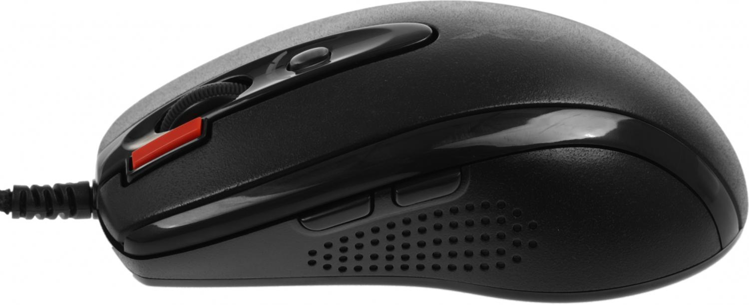 Мышь A4Tech X-7120 черный оптическая 2000dpi USB 7but (X-710BK+X7-200MP)
