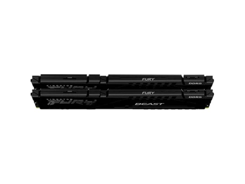 Kingston DDR5 DIMM 32Gb Kit 2x16Gb 5600MHz KF560C36BBE2K2-32 Fury Beast Black