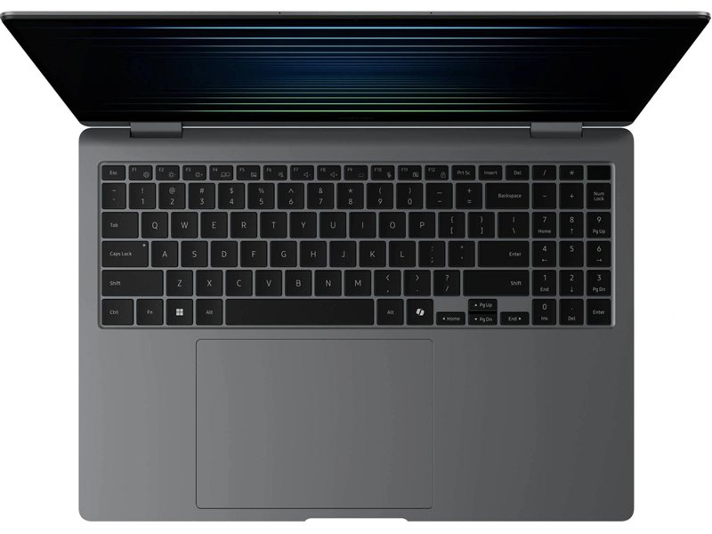 Ноутбук Samsung Galaxy Book 5 Pro 360 NP960 Core Ultra 5 226V 16Gb SSD512Gb Intel Arc 130V 16" AMOLED Touch 2.8K (2880x1800) Windows 11 Home Multi Language grey WiFi BT Cam (NP960QHA-KG3IN)