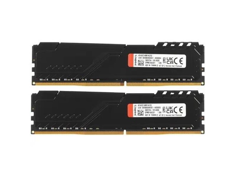 Память DDR4 2x16GB 3200MHz Kingston KF432C16BB1K2/32 Fury Beast RTL Gaming PC4-25600 CL16 DIMM UDIMM 288-pin 1.35В dual rank с радиатором Ret