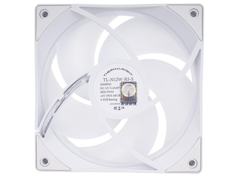 Thermalright Вентилятор TL-N12W-R5-S / ARGB / 120mm PWM / TRTLN12WR5S