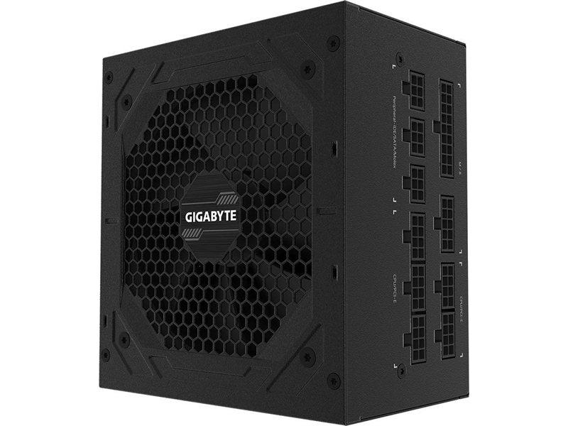 Блок питания Gigabyte ATX 850W GP-P850GM 80+ gold (20+4pin) APFC 120mm fan 8xSATA Cab Manag RTL