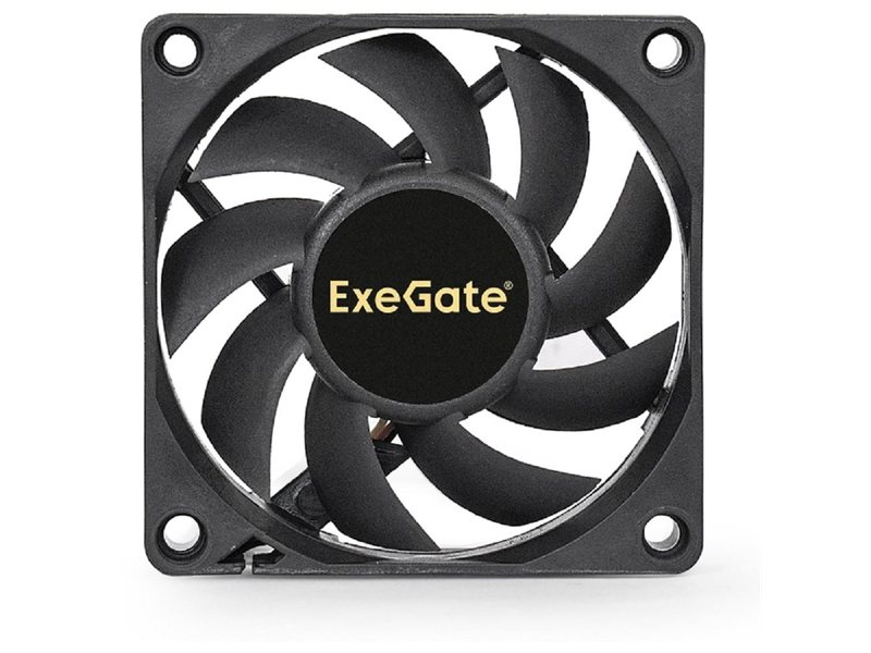 Exegate EX283371RUS Вентилятор ExeGate ExtraSilent ES07015S3P, 70x70x15 мм, подшипник скольжения, 3pin, 2500RPM, 23dBA