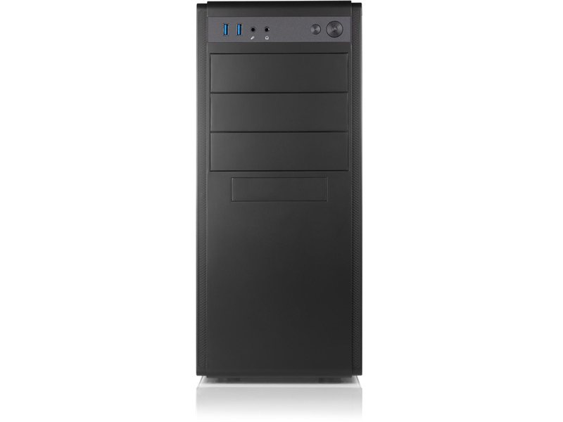 Корпус без блока питания/ Case Foxline FL-886 ATX case, black, w/o PSU, w/2xUSB3.0, w/o pwrcord, w/o FAN