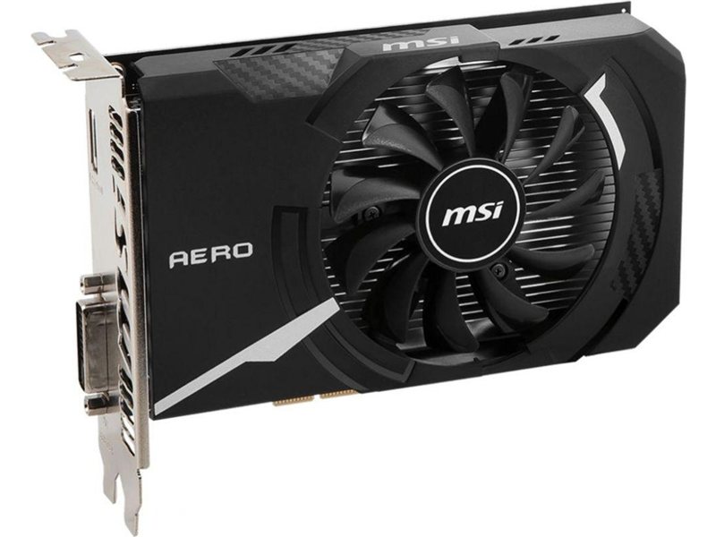 Видеокарта MSI PCI-E 3.0 GT 1030 AERO ITX 2GD4 OC NVIDIA GeForce GT 1030 2Gb 64bit DDR4 1189/2100 HDMIx1 HDCP Ret