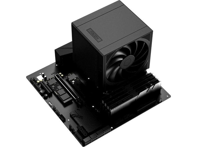 Устройство охлаждения(кулер) ID-Cooling Frozn A620 SLK нет подсветки Soc-AM5/AM4/1200/1700/1851 черный 4-pin 33.9dB Al+Cu 260W 1300gr Ret