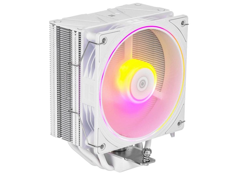 Thermalright Кулер Assassin Spirit 120 EVO White ARGB LGA115X/1200/1700/AM4/AM5 (120mm ARGB PWM Fan, 4 тепл. трубки 6мм) / TRAS120EVOAW