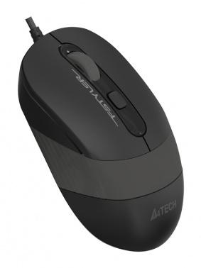 Мышь A4Tech Fstyler FM10 черный/серый оптическая 1600dpi USB 4but (FM10 GREY)