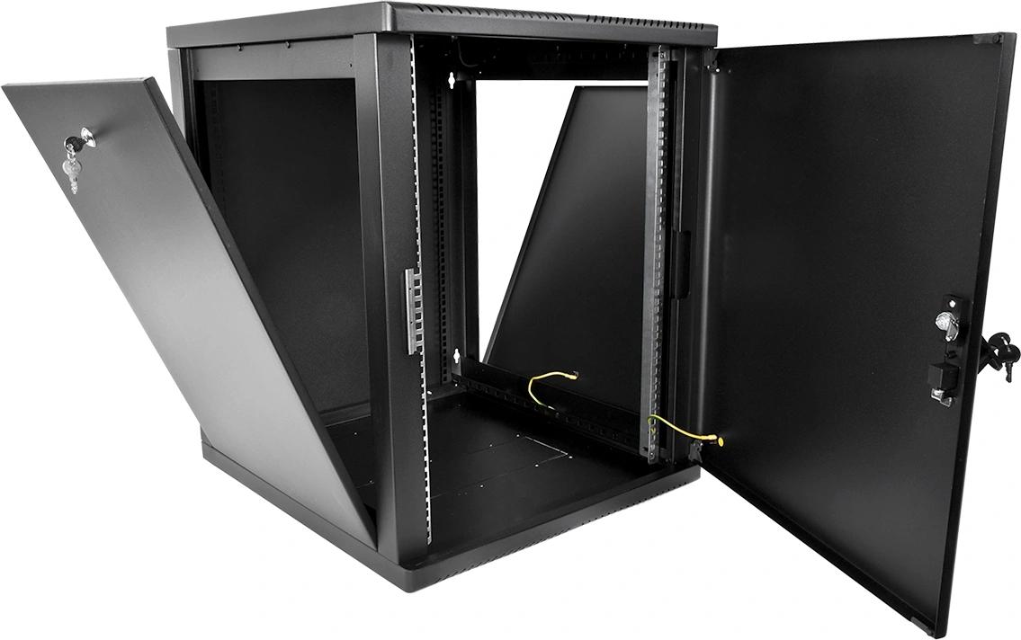 Шкаф коммутационный ЦМО (ШРН-М-15.500.1-9005) настенный 15U 600x520мм пер.дв.металл 130кг черный 456мм 23.94кг 180град. 745мм IP20 сталь