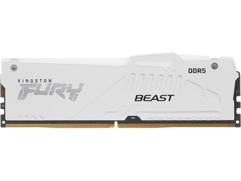 Память DDR5 32GB 6000MHz Kingston KF560C36BWEA-32 Fury Beast White Expo RGB RTL Gaming PC5-48000 CL36 DIMM 288-pin 1.35В dual rank с радиатором Ret