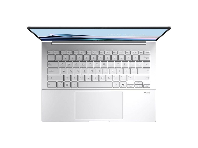 Ноутбук ASUS Zenbook 14 UX3405CA-ST1109 Intel Core Ultra 9 285H/32Gb (soldered D5)/SSD1Tb/UMA/14"/OLED/WQXGA+/2880x1800/120Hz/NoOS/Foggy Silver/1.2kg