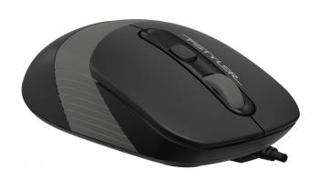 Мышь A4Tech Fstyler FM10 черный/серый оптическая 1600dpi USB 4but (FM10 GREY)