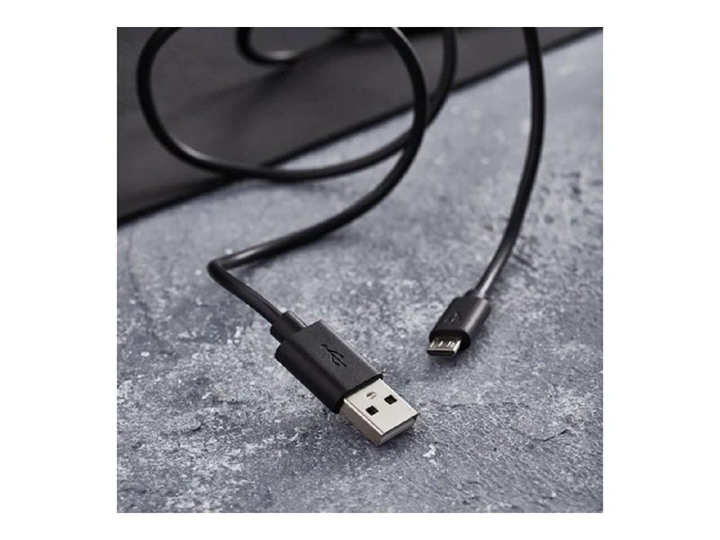 Rexant (18-1164-2) Кабель USB-A – micro USB, 1А, 1,8м, ПВХ, черный