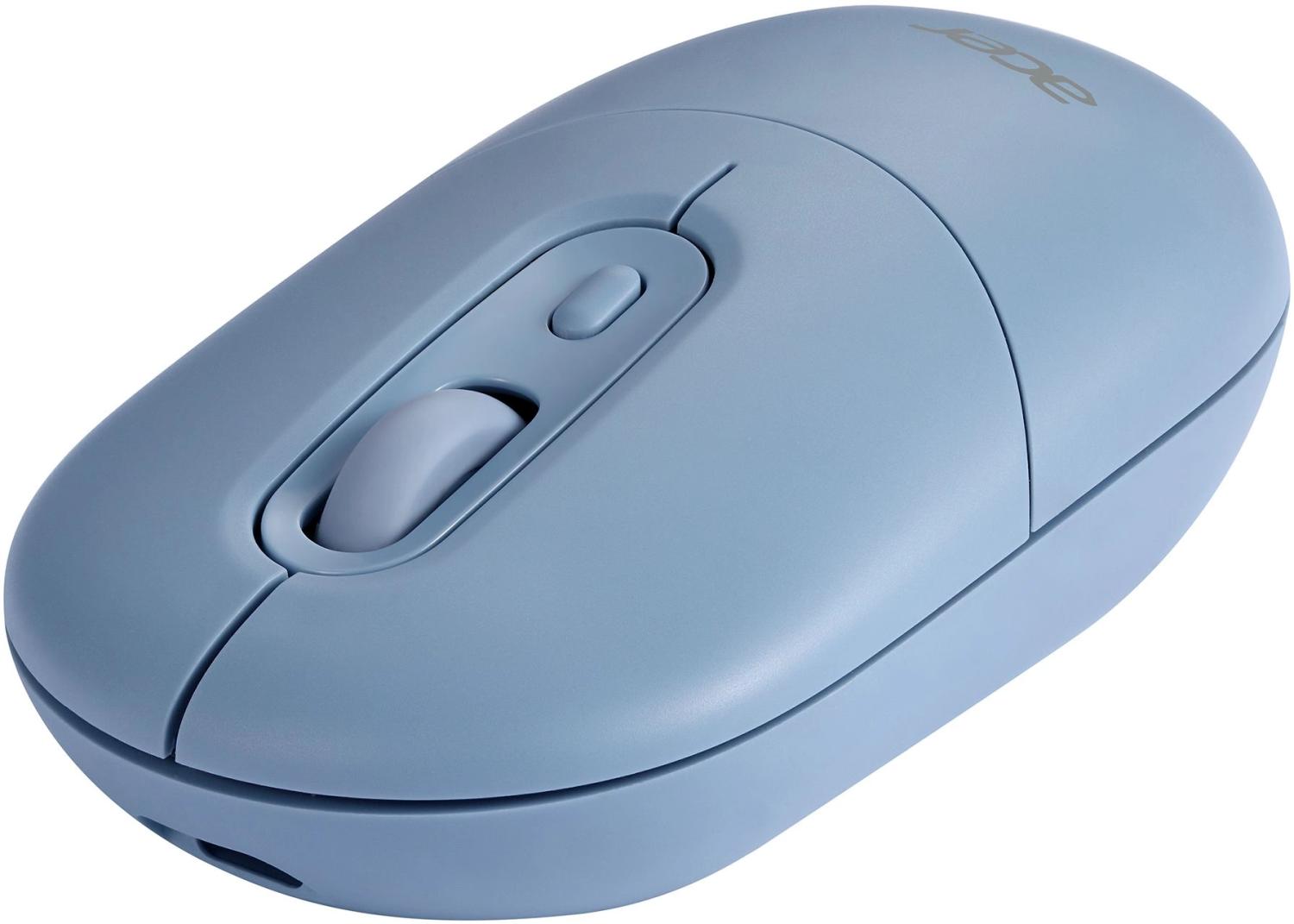 Мышь Acer OMR301 синий оптическая 1600dpi беспров. BT/Radio USB 4but (ZL.MCECC.01S)