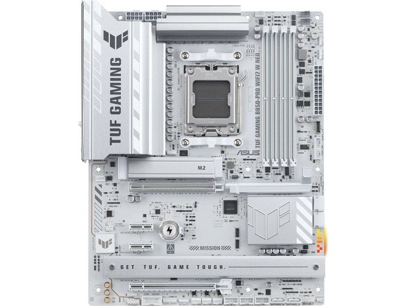 Материнская плата Asus TUF GAMING B850-PRO WIFI7 W NEO Socket AM5 AMD B850 4xDDR5 ATX AC`97 8ch(7.1) 2.5Gg RAID+HDMI+DP