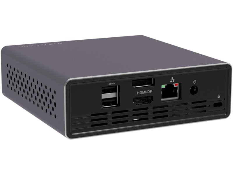 Неттоп Digma Pro Minimax U1 i3 1215U (1.2) 8Gb SSD256Gb UHDG Windows 11 Pro GbitEth WiFi BT 60W темно-серый/черный (DPP3-8CXW01)