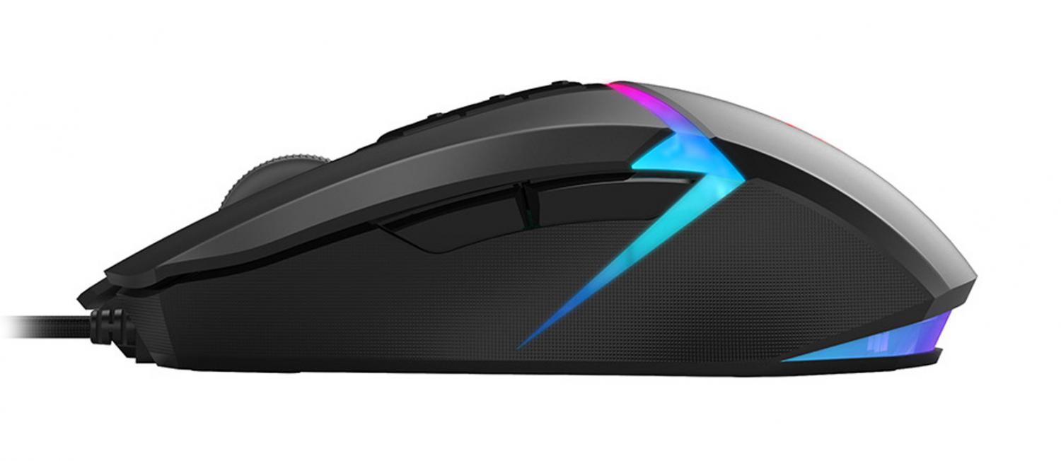 Мышь A4Tech Bloody W60 Max черный оптическая 10000dpi USB 7but (W60 MAX STONE BLACK)