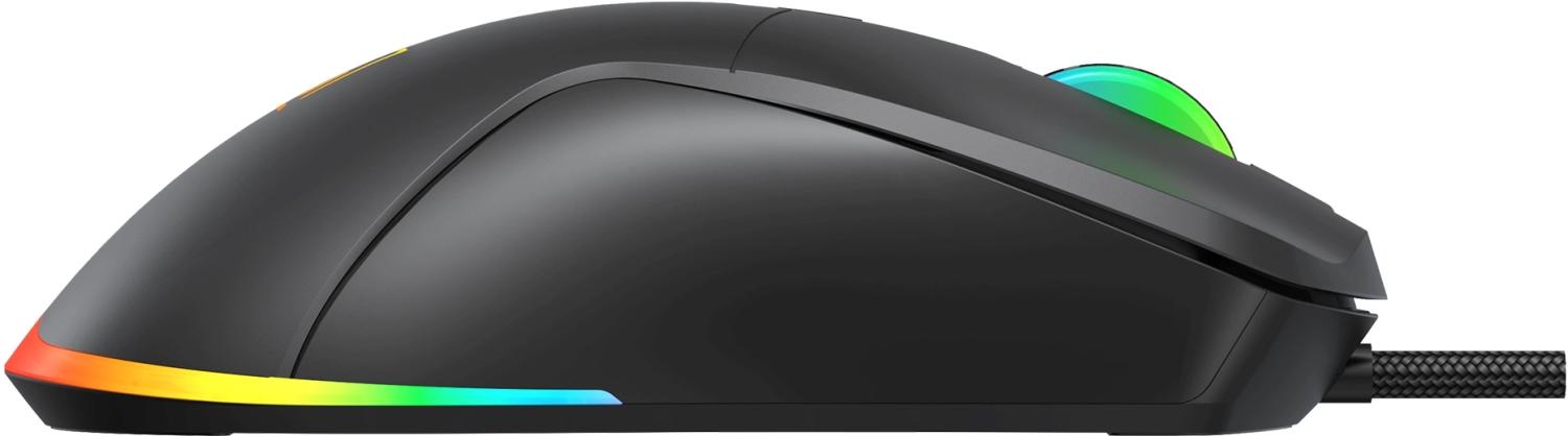 Мышь Оклик 750G черный оптическая 7200dpi USB 5but (1796789)