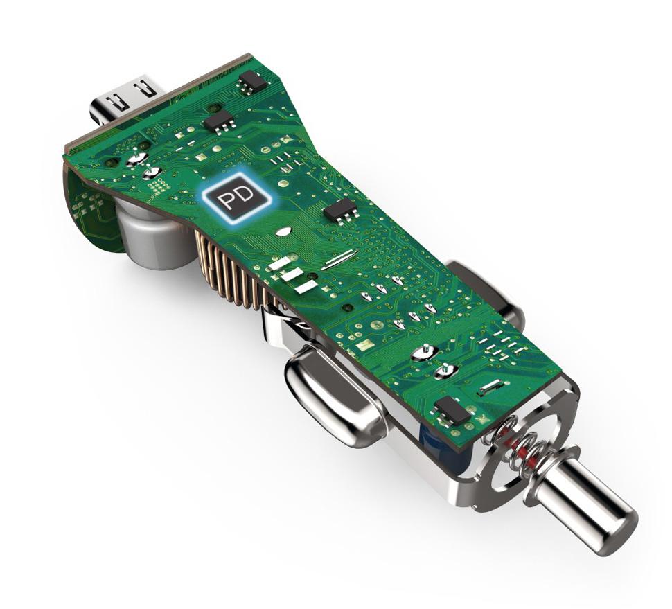 Автомобильное зар./устр. Hama H-183317 30W 3A (PD) USB Type-C для Apple белый (00183317)