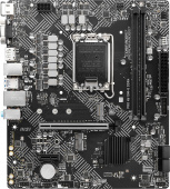 Материнская плата MB MSI INTEL H610 s1700, 2xDDR4(64GB), D-SUB/HDMI 2.1/DP, 1xPCIe 4.0x16, 1xPCIe 3.0, 1xLAN, 4xSATA 6Gb/s, 1xM.2, 1xM.2 E key, 2xUSB 3.2, 4xUSB 2.0, 1xPS/2, mATX