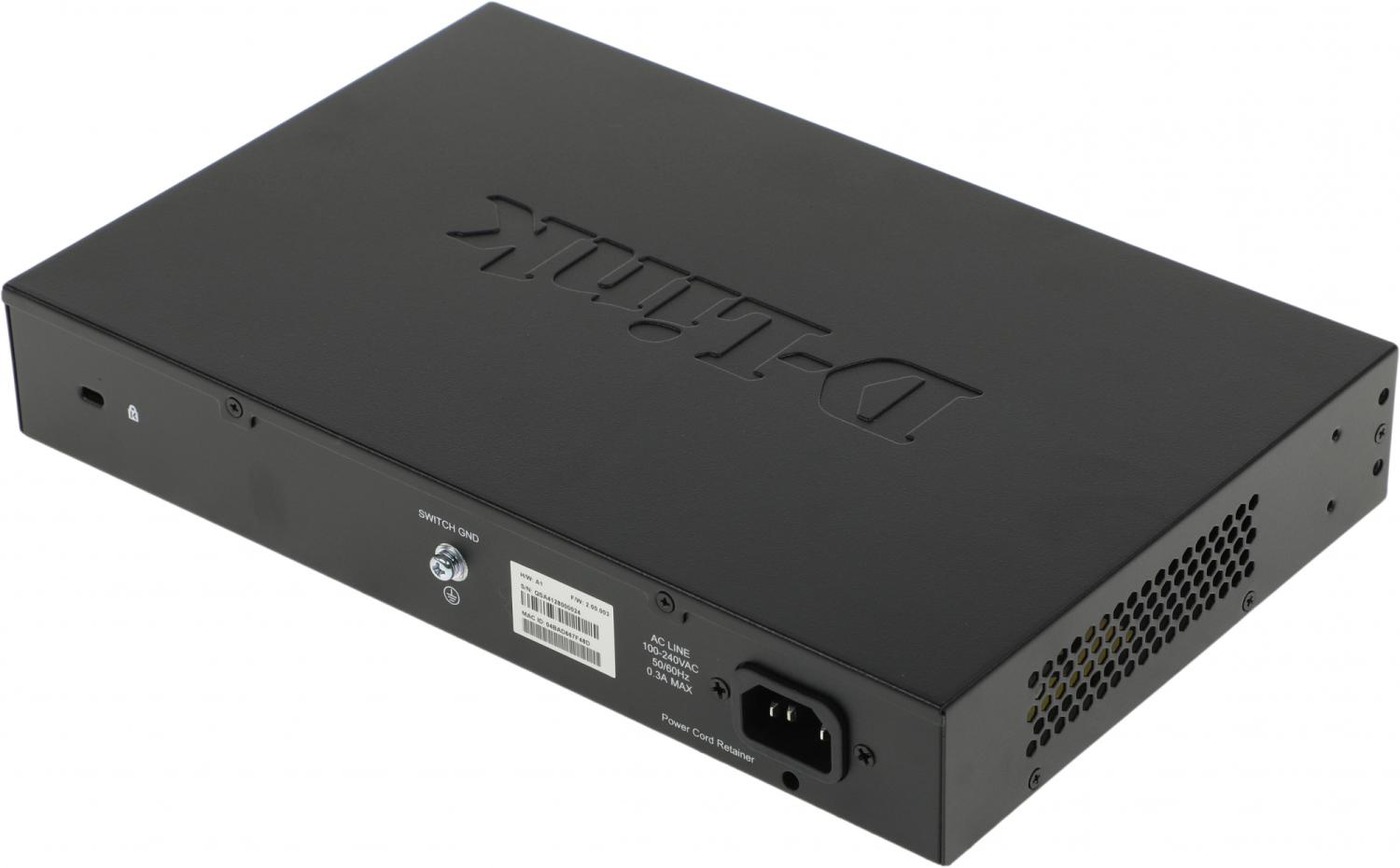 Коммутатор D-Link DGS-1100-24V2/A DGS-1100-24V2/A2A (L2) 24x1Гбит/с настраиваемый