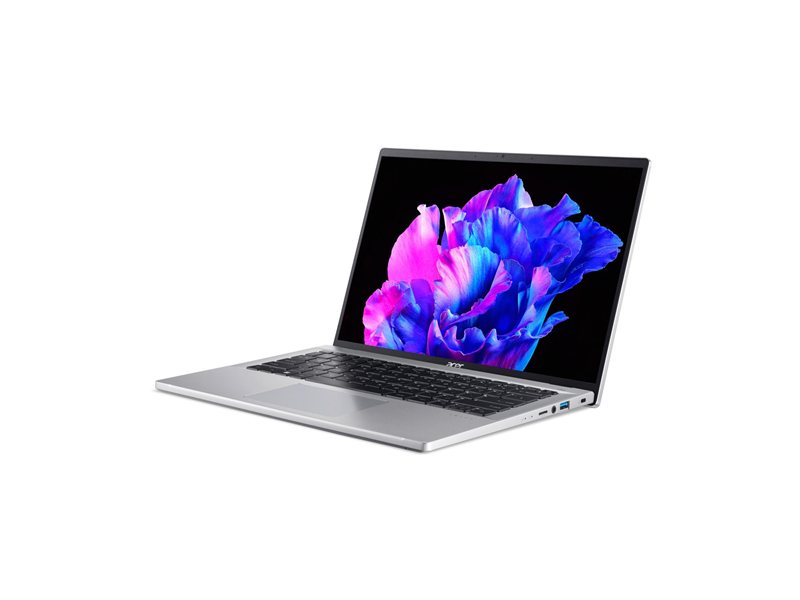 Ноутбук Acer Swift Go 14 SFG14-71-56KL Intel Core Ultra 5 125H/16Gb (soldered D5)/SSD512Gb/UMA/14"/OLED/WQXGA+/2880x1800/90Hz/NoOS/Silver/1.25kg