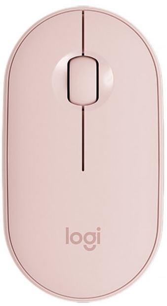 Мышь Logitech Pebble M350 розовый оптическая 1000dpi беспров. BT USB 2but (910-005575)