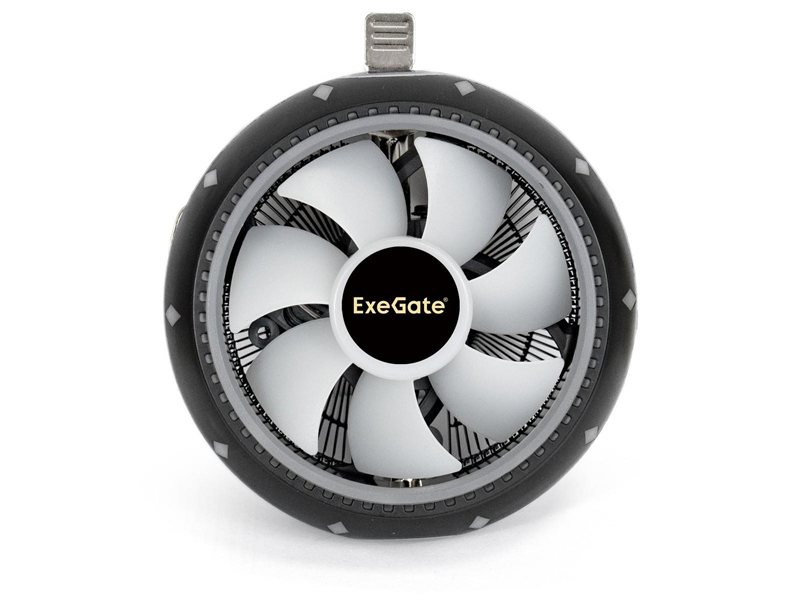 Exegate EX286156RUS Кулер ExeGate Dark Magic EE126M-PWM.RGB (Al black coating, LGA775/1150/1151/1155/1156/1200/1700/AM2/AM2+/AM3/AM3+/AM4/FM1/FM2/754/939/940,TDP100W,Fan120mm,PWM, 900-2000RPM, Hydro b