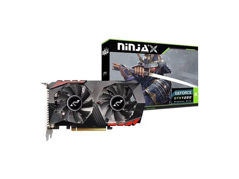 Видеокарта Ninja (Sinotex) GTX1050 2GB GDDR5 128bit DVI DP HDMI 2FAN RTL