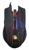 Мышь A4Tech Bloody Q82 черный/рисунок оптическая 6200dpi USB 8but